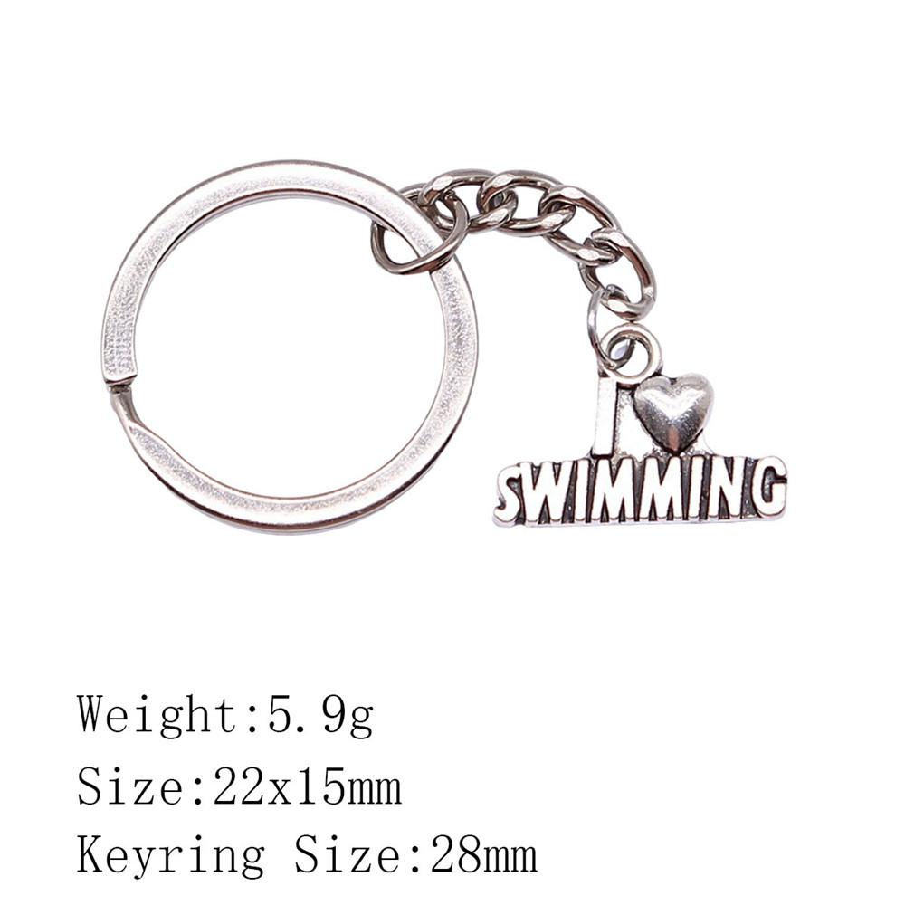 Подарки на день рождения Автомобильный брелок I Love Tags Брелок для ключей Аудитория Брелок Аксессуары