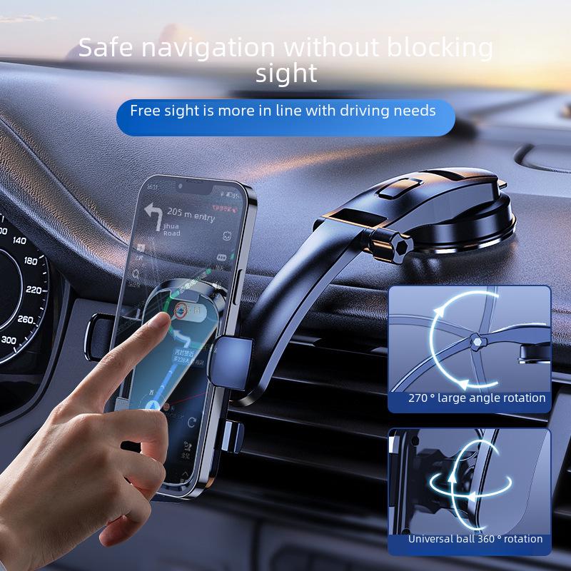 Креативный держатель для телефона с навигатором в автомобиле с присоской