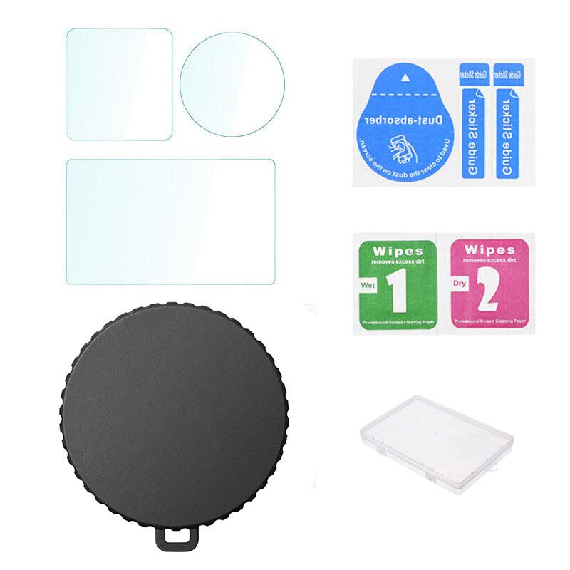 Мини-сумка для переноски + Защитный чехол от ветра + Защитный чехол для объектива + Защитная пленка из закаленного стекла 9H для аксессуаров для камеры DJI Osmo Action 4