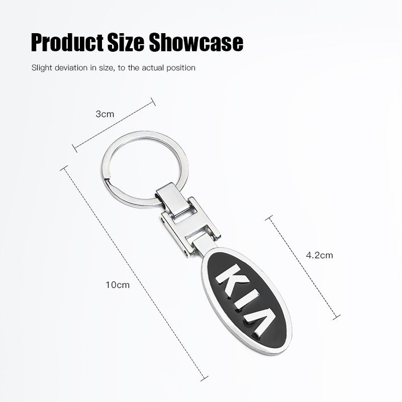 Car Tire Wheel Valve Caps Cover Metal Car Key Chain Ring Keychain For KIA EV6 Stinger RIO Sorento Picanto Ceed Borrego Syros K4 RUAJC1