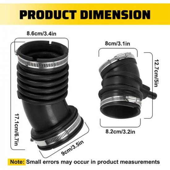 17881-621501 Воздухозаборный шланг двигателя Подходит для 1999-2000 Toyota 4Runner 3.4L 2.7L 2 шт.