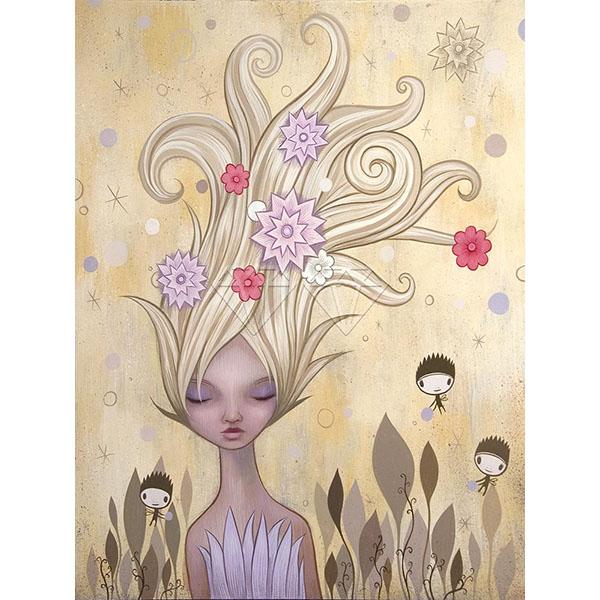 5D DIY Алмазная картина Набор Свежий комикс Красота Искусство Алмазная вышивка Стразы Украшения для дома