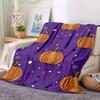 1pc Pumpkin Pattern Blanket Warm, Cozy, And Soft, Suitable for Sofas, Beds, Cars, And Office Use.Perfect for Camping And Travel, Making It a Great Gif