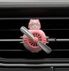 Car Air Freshener Cartoon Pilot Rotating Propeller Outlet Fragrance Magnetic Auto Accessories Interior Perfume Diffus