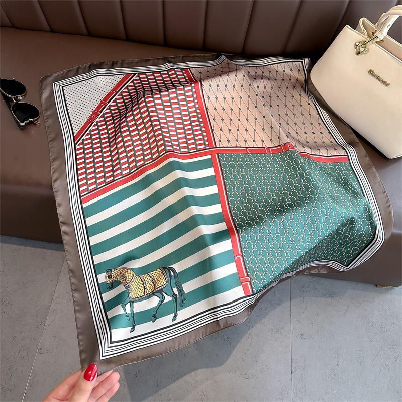 70 * 70 см новый шелковый маленький квадратный шарф для защиты шеи женщин профессиональный шарф универсальный шарф для волос шарф