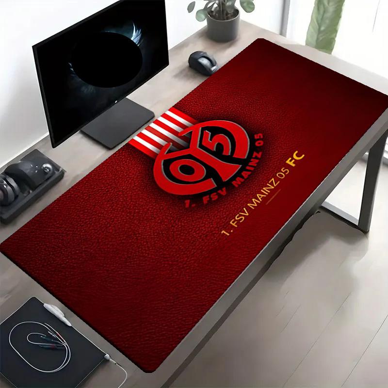 05 1FSV Mainz 05 Print Mouse Pad, Anti‑Slip Desktop keyboard Mat, for PC Laptop Gaming Working Daily Use, Cool Festival Surprise Gift
