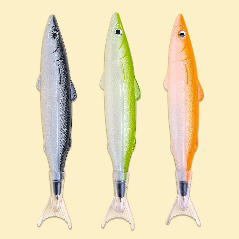 Креативный пенал в виде карася в стиле Douyin, персонализированная версия морской рыбы в корейском стиле, забавный и свежий дизайн.