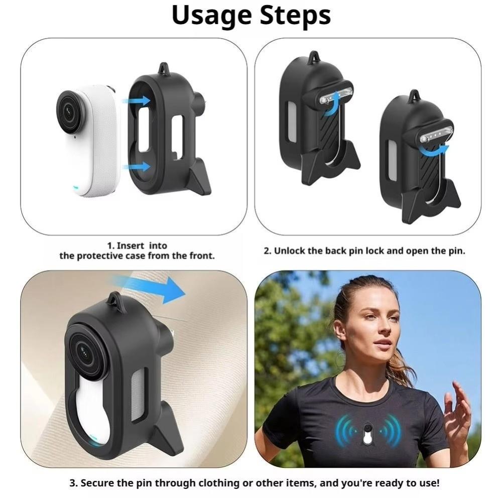 Full Protection Thumb Camera Case Lens Cover for Insta360 GO3S/GO3 Action Camera Accessories