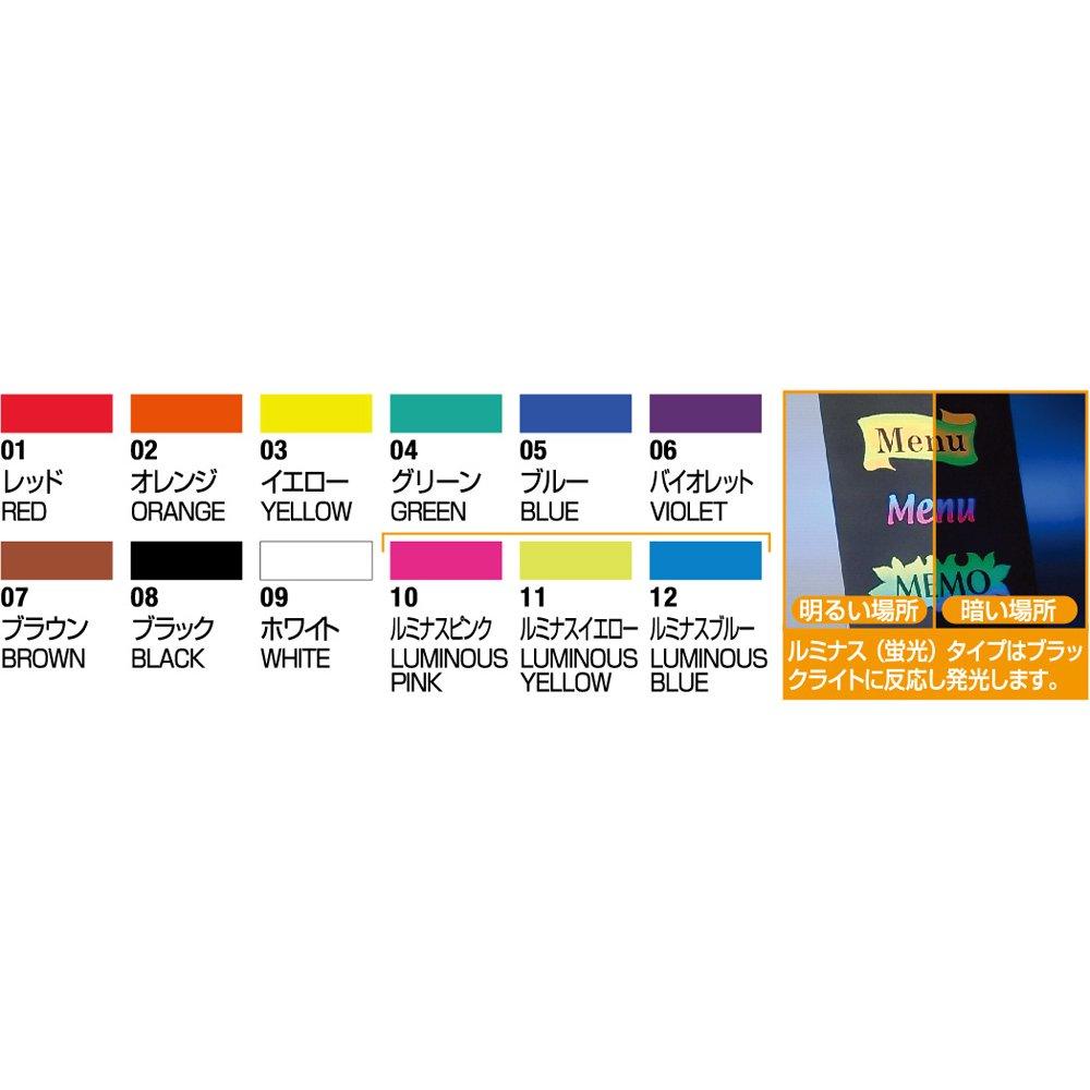 Набор меловых маркеров Holbein MAXSON 317101 12 цветов