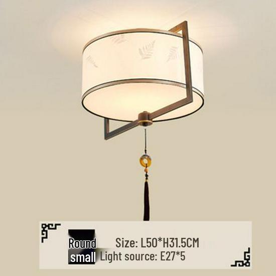 Современная китайская дзен квадратная люстра для гостиной, спальни или чайной комнаты