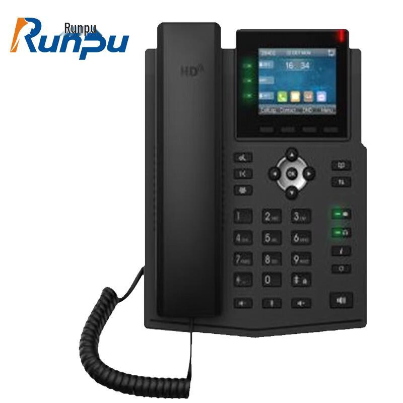 Конференц-IP-телефон Runpu с цветным экраном 2,8 дюйма (Китайская версия)