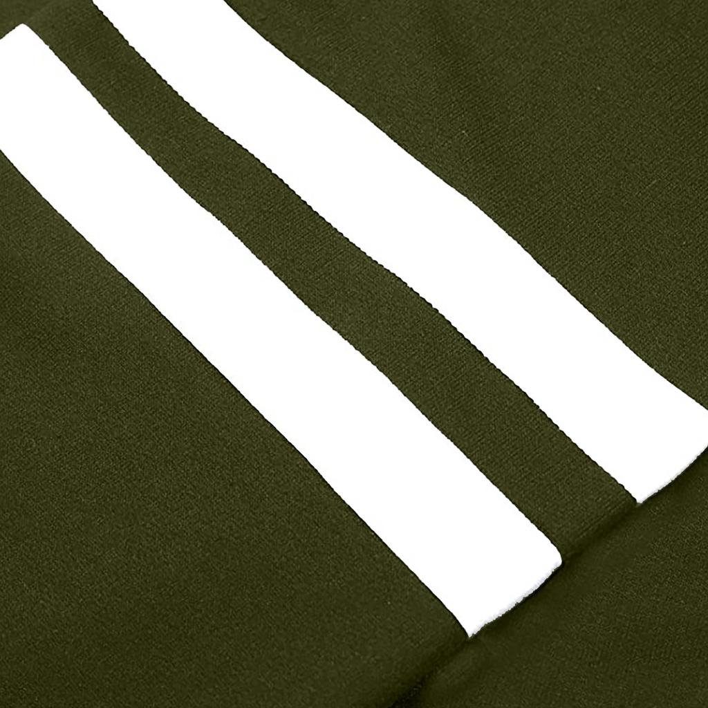 Women's Contrasting Color Long Sleeve Hooded Pocket Pullover Hooded Dress