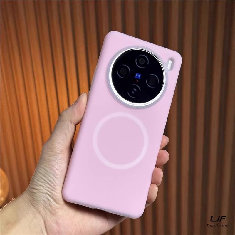 Ощущение желе подходит для чехла для мобильного телефона VIVOiQOONEO11, жидкий силикон, тонкое кольцо, магнитное крепление X300S, противоударная мягкая крышка.