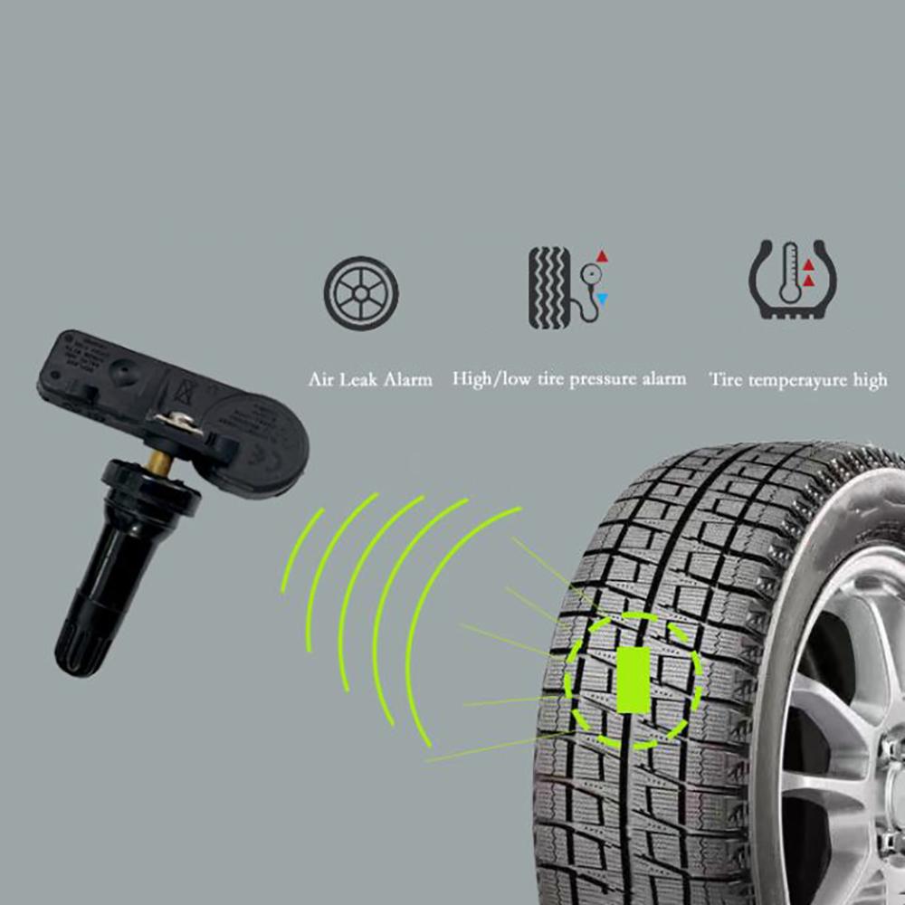 4X Датчик контроля давления в шинах TPMS для Chevy GMC GM 13586335 13598771 Черный