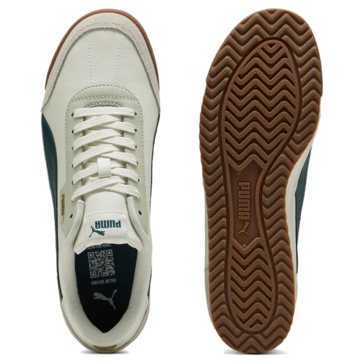 Puma TURINO Бело-зеленые Унисекс Повседневная Обувь 397646-13