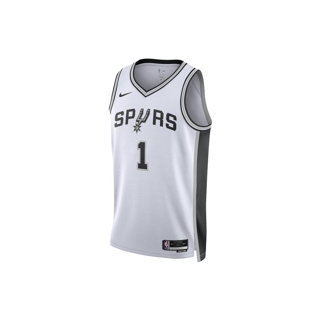 Nike NBA Wembanyama Spurs 1st Edition SW Jersey Men Jersey White DN2094-104