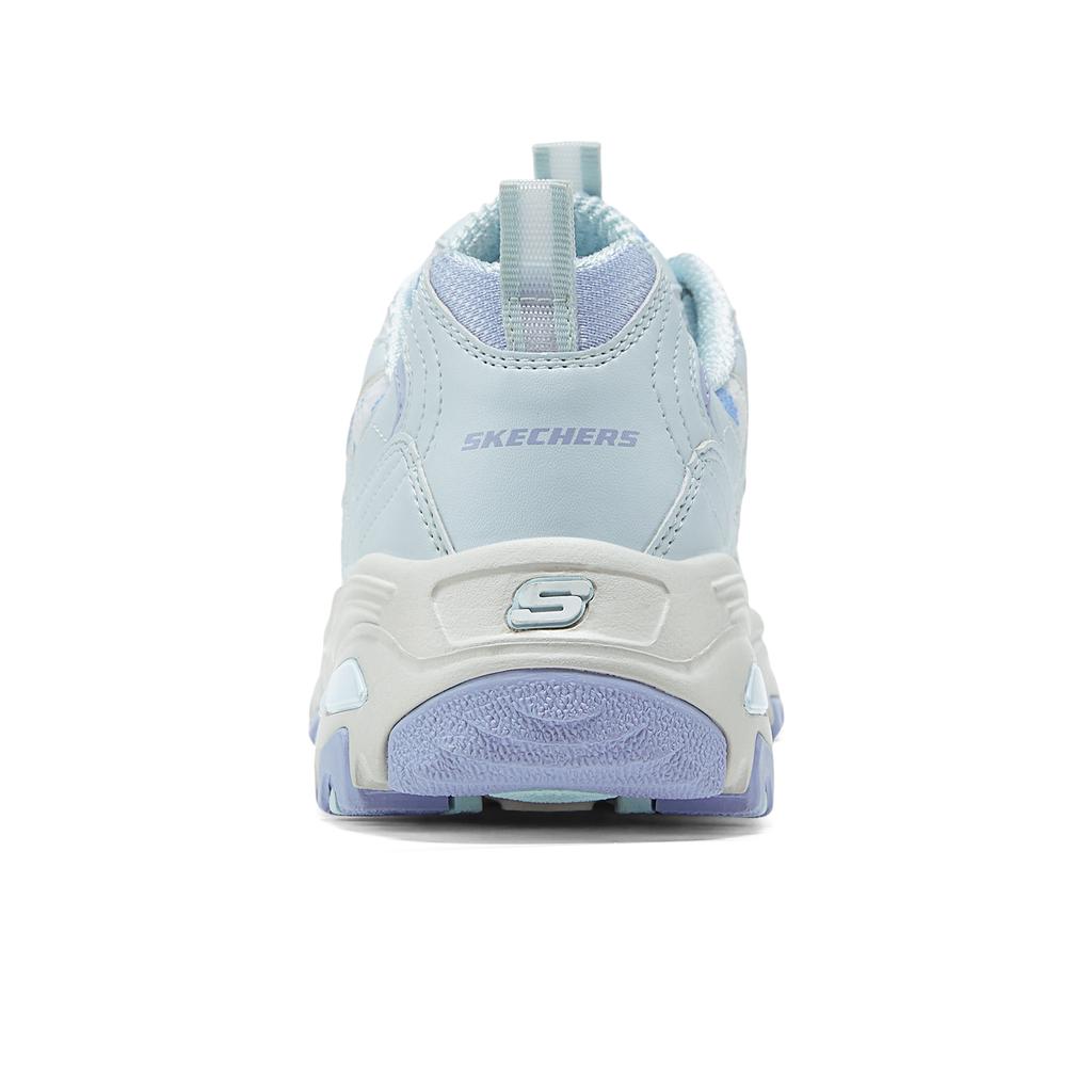 Skechers DLites 1.0 Удобные Универсальные Модные Низкие Папины Кроссовки Женские Кроссовки Светло-голубые 150552-LTBL