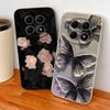 Чехол для Poco M8 Pro Милый дизайн Ударопрочный Защита для телефона Мягкий Жидкий Силикон Высокое качество Задняя крышка Для Poco M 8 M8Pro Capa