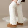 Simple Winter Foot Cover Hosiery Floor Plush Stockings Kawaii Foot Warmer Winter