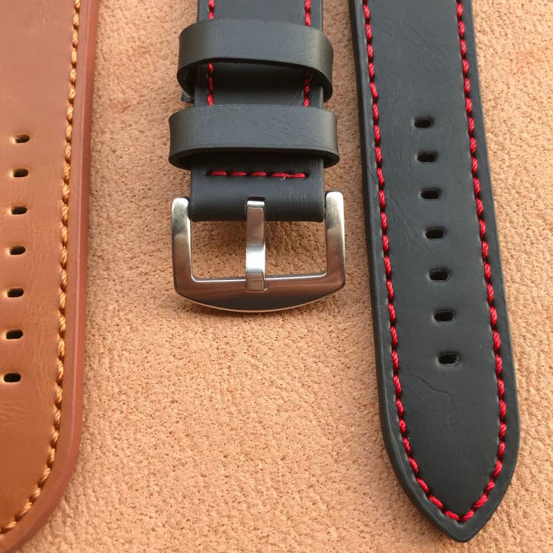 Универсальный модный ремешок для наручных часов, ремень для часов Srtap, ремень из масляного воска, коровьей кожи, прочный 18/20/22/24 мм