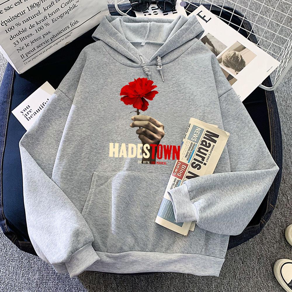Musical Hadestown Hoodies for Women/Men Winter Casual Printing Sweatshirts Roupas Femininas Sudaderas Pocket Fleece Female Hoody