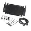 Heavy Duty Aluminum Oil Cooler Kit Universal Transmission Gearbox Cooler Set for Car Engine Overload and Racing