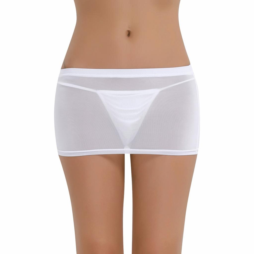 Женское сексуальное ультратонкое прозрачное нижнее белье, летние эластичные облегающие юбки с низкой талией, горячая эротическая клубная вечеринка, супер мини облегающая юбка