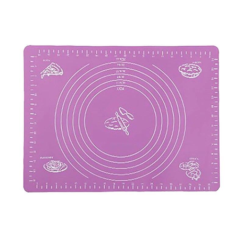 Силиконовые кондитерские доски 40*30 см, нескользящий коврик для замешивания теста, подушечки для раскатки стола для выпечки