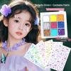 Butterfly & Diamond Face Stickers for Children's Stage Makeup