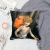 Cute Pet Anime C-Chainsaw Man-MT Pillow Case Printing Pillowcase Living Room Sofa Cushion Cover Bedroom Room Decor