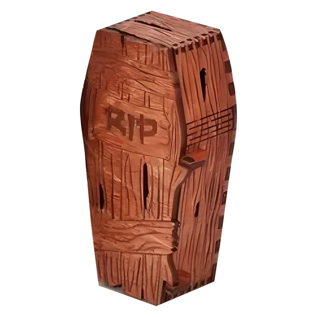 Коробка для конфет на Хэллоуин, Подарочная коробка, Праздничная атмосфера, Украшение для вечеринки на Хэллоуин, Подарочная коробка в виде гроба