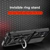 Shockproof Keysion For Armor Case Vivo V29e 5g Slide Camera Lens Protection Ring Stand Phone Cover For Vivo Y200 5g