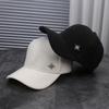 Winter new fashionable solid color simple star label decorative baseball cap warm and comfortable casual sun hat