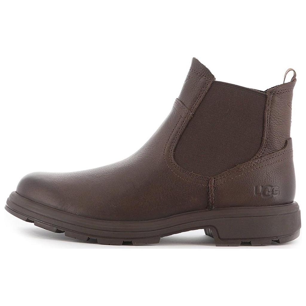 UGG Grizzly Biltmore Кожаные Модные Универсальные Короткие Ботинки Челси Мужские Ботинки Коричневый 1130794-GRZ