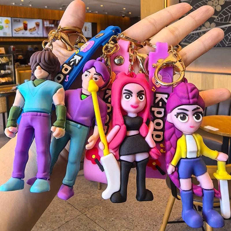 Kpop Охотник на демонов Брелок Huntrix Брелок Подвеска на рюкзак Брелок Аксессуары для вечеринок Подарки для фанатов Huntrix