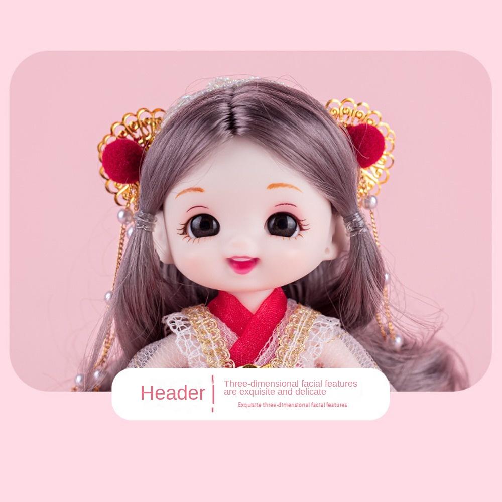 Маленькая принцесса старинное платье BJD кукла несколько цветов 17 см Hanfu принцесса куклы игрушки для девочек