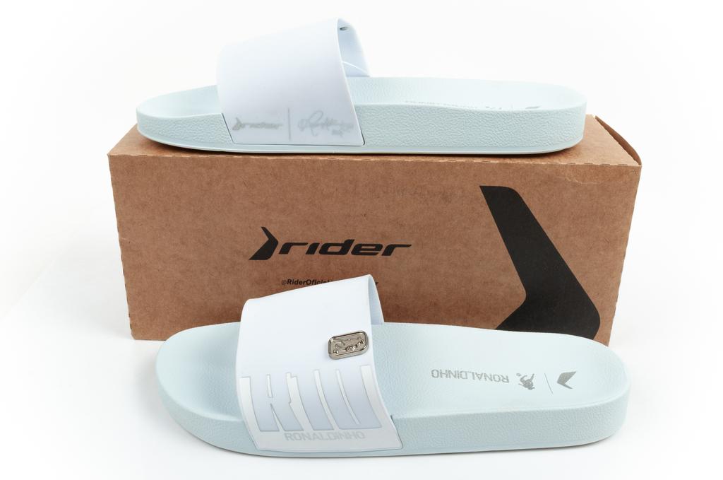 Rider R10 Slide AD White/White/Silver [12562 BU328] size 44