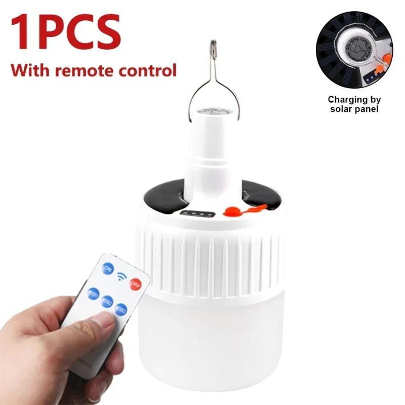 Солнечная лампа 300 Вт Кемпинговая солнечная светодиодная лампа USB перезаряжаемая 5 режимов освещения палатка подвесная лампа для походов на открытом воздухе аварийная