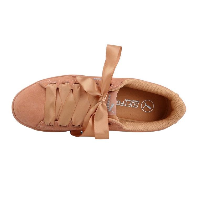 (WMNS) PUMA Vikky Ribbon Satin Ribbon For Pink Women's 366416-05