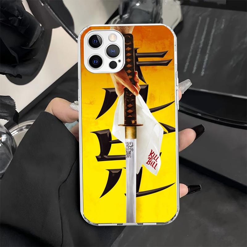 Чехол для телефона Kill Bill для iPhone 11 12 13 Mini 14 15 Plus 16 Pro Max 17 Air 16E 7 8 SE 17ProMax Мягкий чехол-футляр 11 14 15 16 Pro
