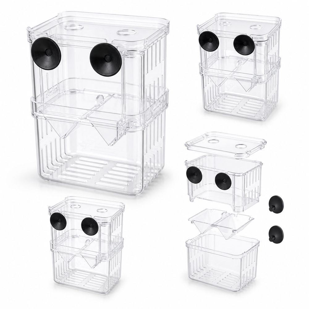 Transparent Fish Breeding Box Isolation Fish Isolation Box New Aquarium Breeder Box Fish Tank Use