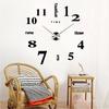 3D Wall Clock Mirror Wall Stickers Creative DIY Wall Clocks Removable Art Decal Sticker