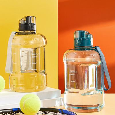 1,5 л/2 л Не содержащий BPA Спортивная бутылка-чайник 1 галлон Большая емкость Тритановая бутылка для воды с соломинкой Бутылка для питья Бутылка-стакан