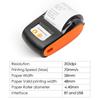 Portable Receipt Printer 58mm Mini Thermal Printing Wireless BT USB Mobile Printer with 2 Inch