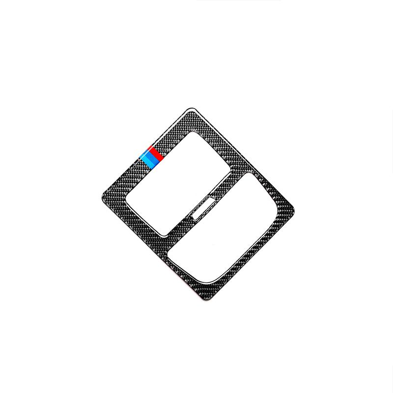 Углеродное волокно автомобиля сзади выхлопной воздуховод вентиляционная накладка крышка автомобиля Стайлинг для BMW X3 X4 G01 G02 G08 2018-2022 интерьер 