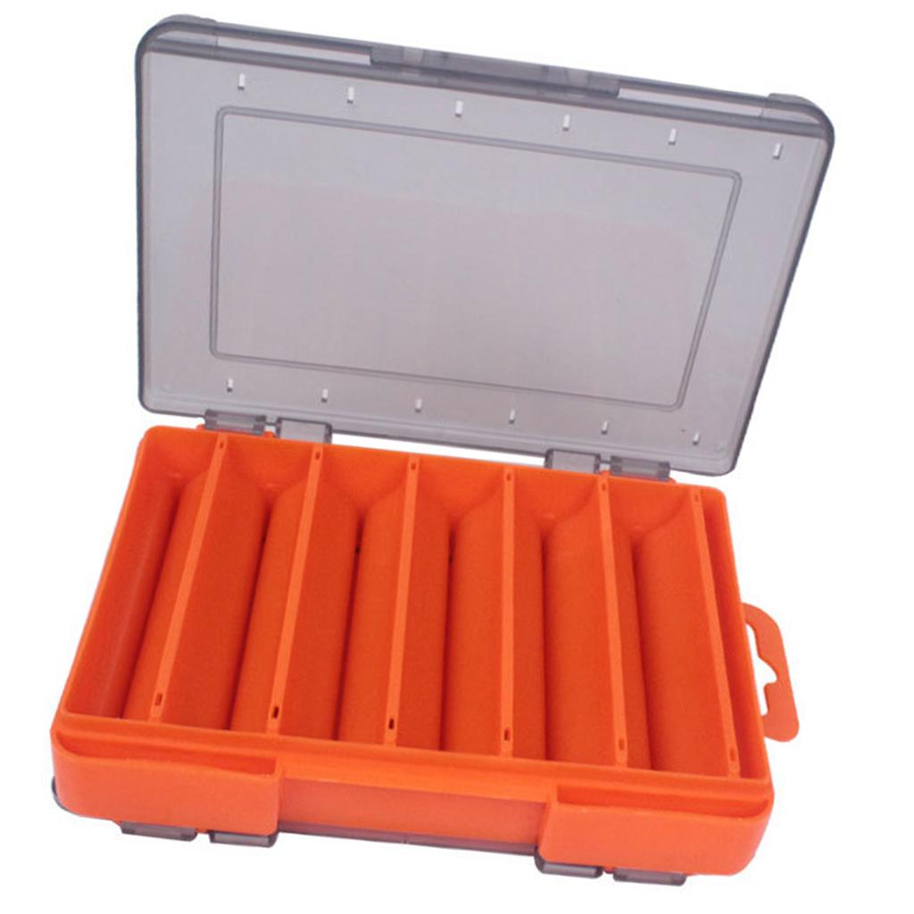 Водонепроницаемый двухсторонний ящик для инструментов для рыболовных крючков, органайзеры для ловушек, прозрачные клеммы, чехол для снастей