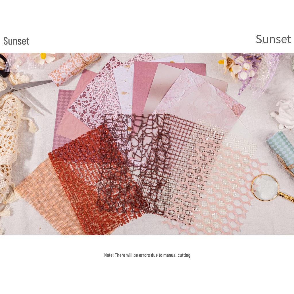 Набор для создания ретро-дневника серии «Мечта»: 15 Листов Декоративного Фона, 4 Стиля