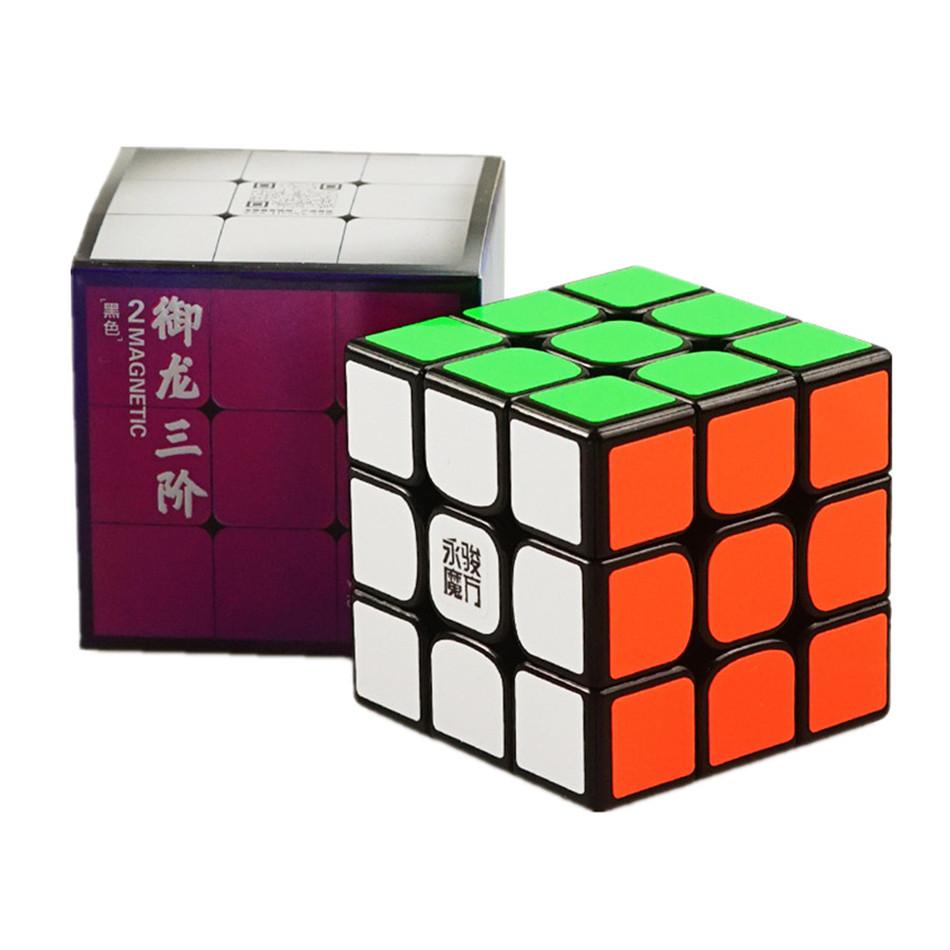 Yongjun Yulong V2 M 3x3x3 Магнитный скоростной кубик Рубика 3x3 2M Магический куб-головоломка Профессиональные развивающие игрушки Для детей Подарок