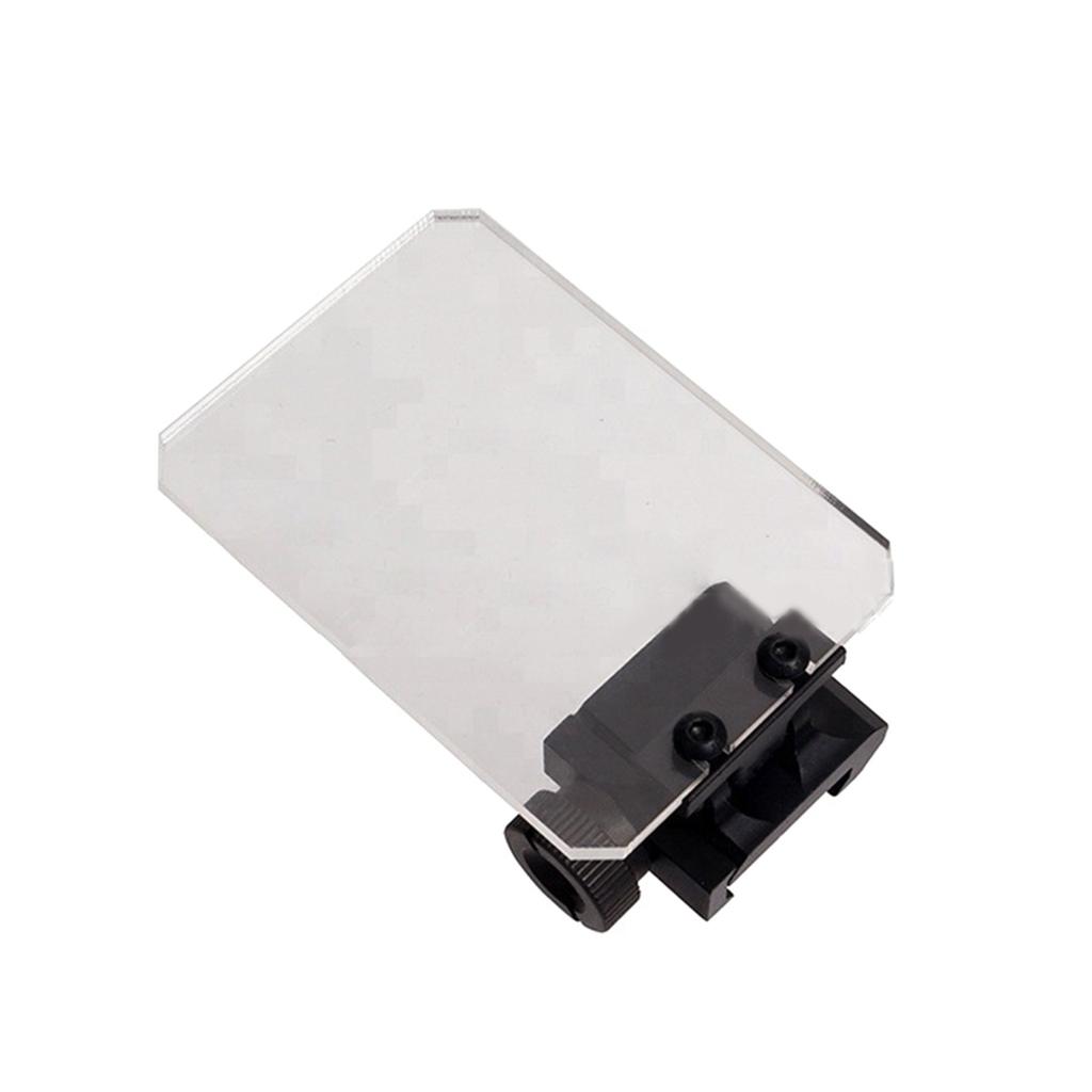 Линза прицела, защитный экран объектива, квадратный складной прозрачный протектор, 20-миллиметровая направляющая, защитная линза для прицела