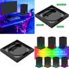 LED Light Stand Station for Xbox Series X/S 3 Ports USB Hub Colorful RGB Light Stand Console Decorative Light